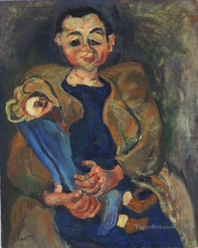  man - Woman with doll Chaim Soutine Expressionism